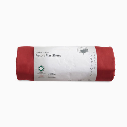 Lençol de Algodão Orgânico para Shiki Futon Japonês (Colchão de Futon), Lençol para Shikifuton Japonês para Futons de Todos os Tamanhos, de Solteiro Pequeno a Queen e Futons Personalizados