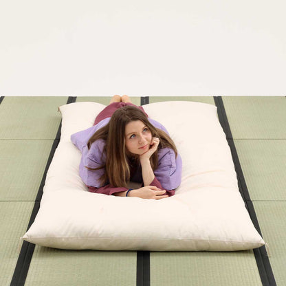 GOTS Certified Custom Size Japanese Futon Mattress, Artisan Handmade