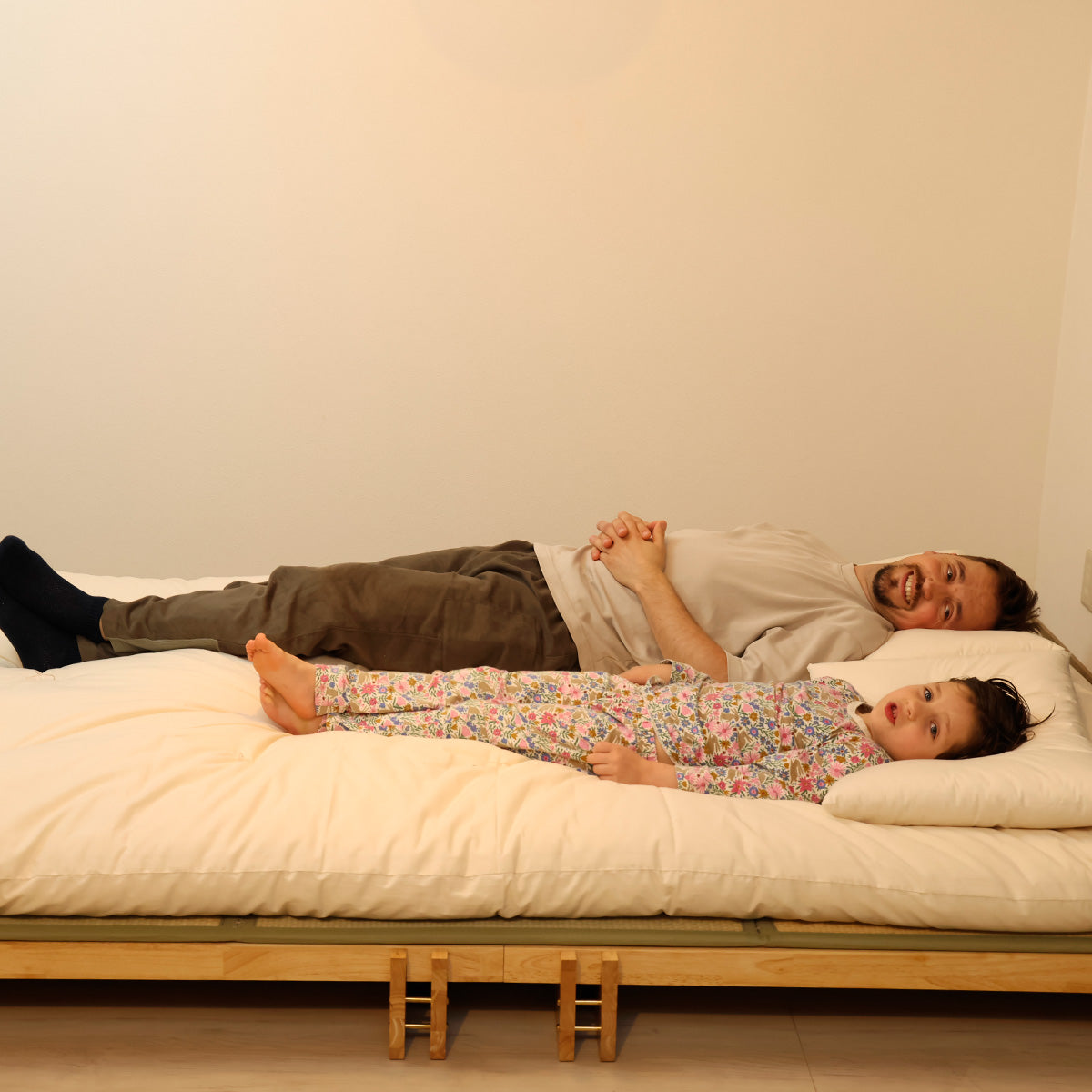 Colchão de Futon Japonês com Certificação GOTS, Artesanal (Tecido: Algodão Orgânico, Enchimento: 100% Algodão Orgânico)