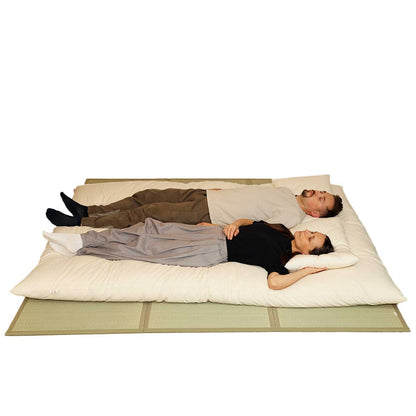 Colchão de Futon Japonês com Certificação GOTS, Artesanal (Tecido: Algodão Orgânico, Enchimento: 100% Algodão Orgânico)