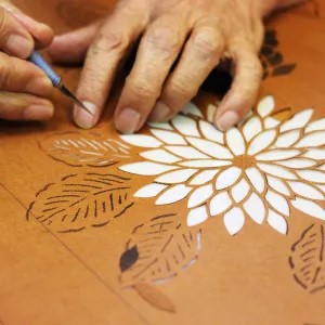 Tenugui, toalha de mão japonesa (Flor de cerejeira)