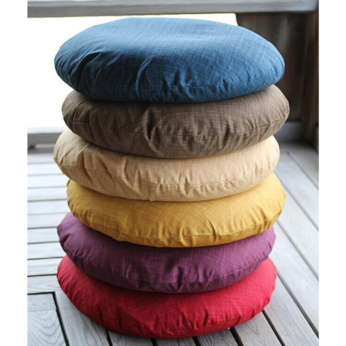 Capa de Almofada Japonesa (Zabuton) - Nagomi - para Zabuton Maru (Redonda) de 40 cm