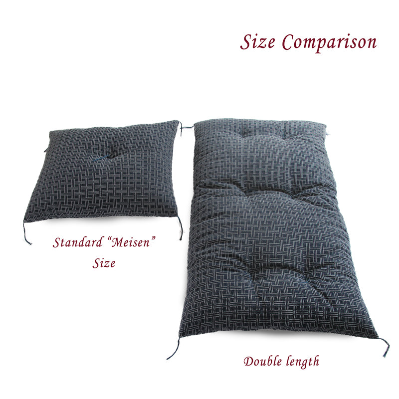 Naga-zabuton (Double in length) Enshu Weave Cotton