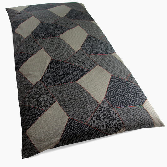 Capa de Futon Japonês Shiki (Colchão de Futon) Estampa de Folha de Linho "Asanoha"