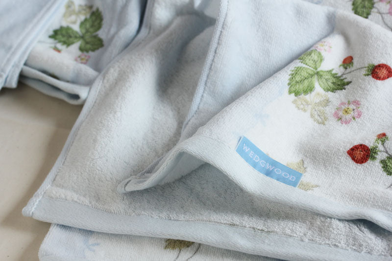 Manta de Toalha Imabari (Towelket) - WEDGWOOD Wild Strawberry Azul