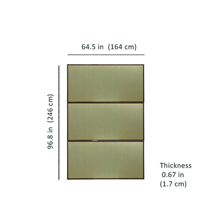 Rectangle Mat × 3