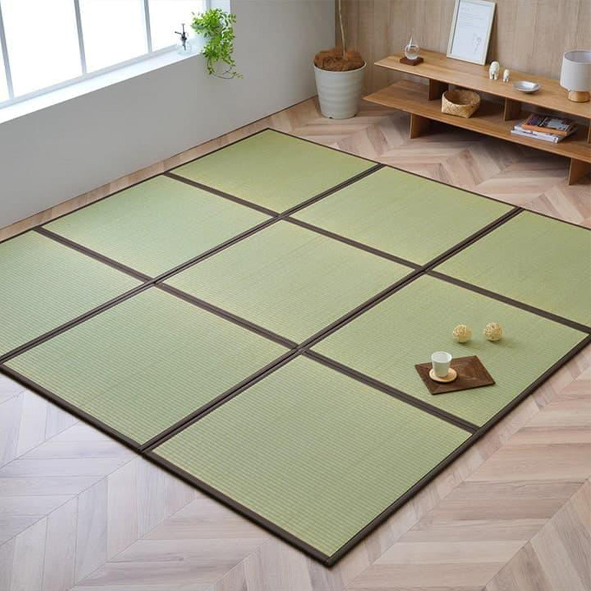 Unit Tatami Mats  - Tenryu - Brown Rim Lightweight Type