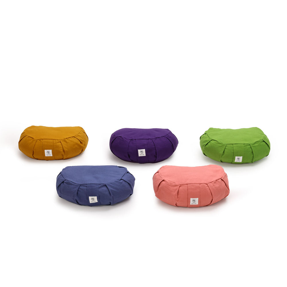Mori Zen Buckwheat Zafu Meditation Cushion Traditional Japanese Floor Pillow Cloud - kumo