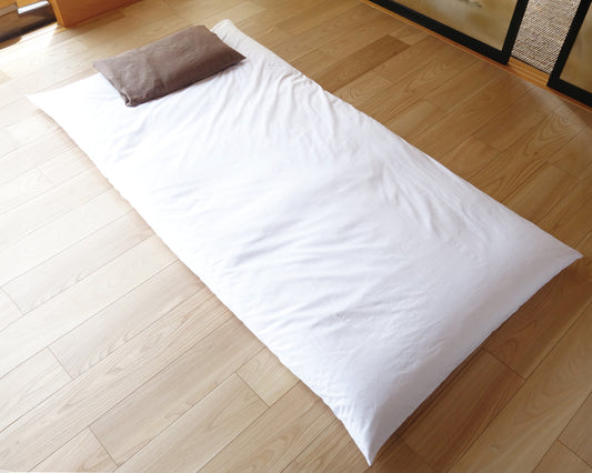 Capa para Futon Shiki Japonês (Colchão de Futon) - Branco Puro