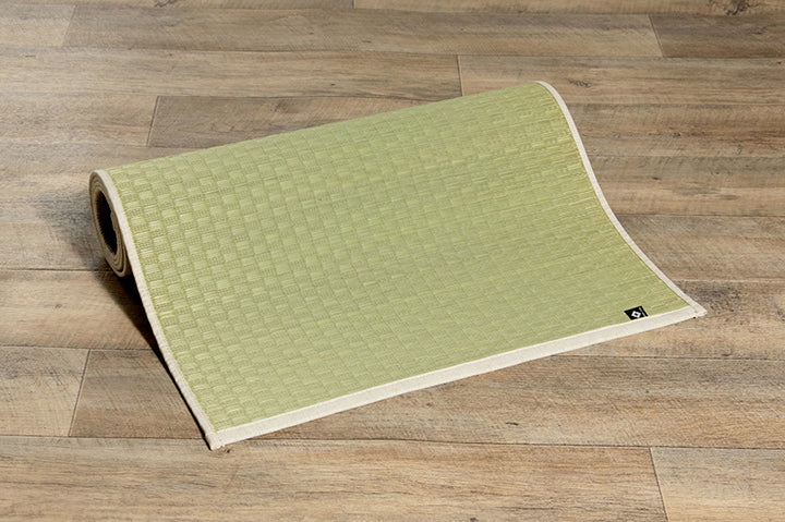 Japanese Natural Tatami Yoga Mat - Juncus Plain